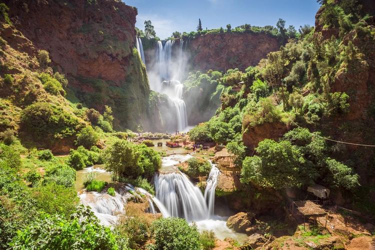 Excursion d'une journée aux cascades d'Ouzoud au départ de Marrakech